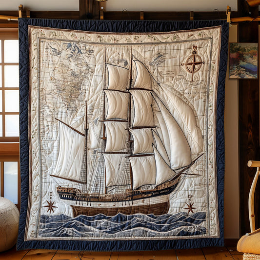 Sailor Map CP2108070CL Quilt