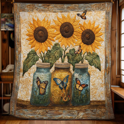 Magic Bottle In Sunflower WY2001088CL Quilt