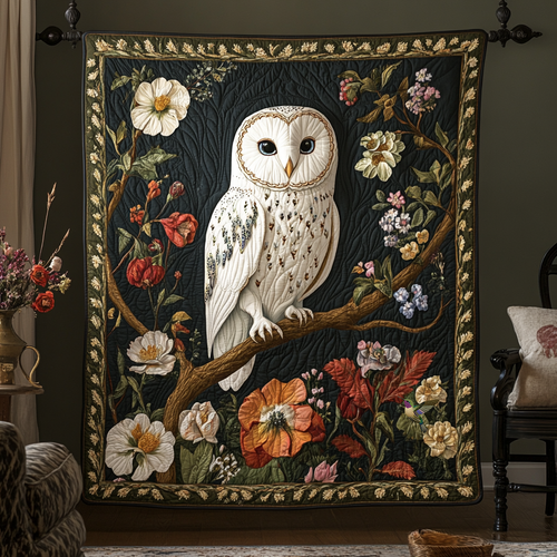 White Owl Garden YR1510003CL Quilt