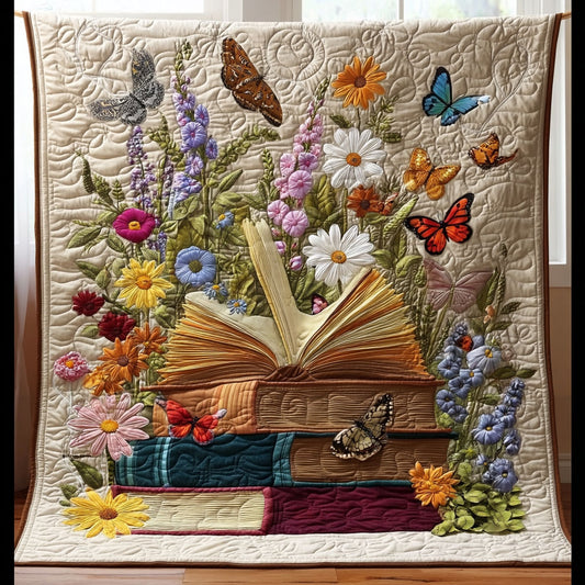 Floral Book CW2404010CL Quilt