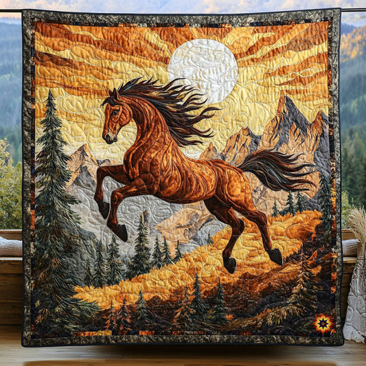 Native American Horse WJ1812022CL Quilt