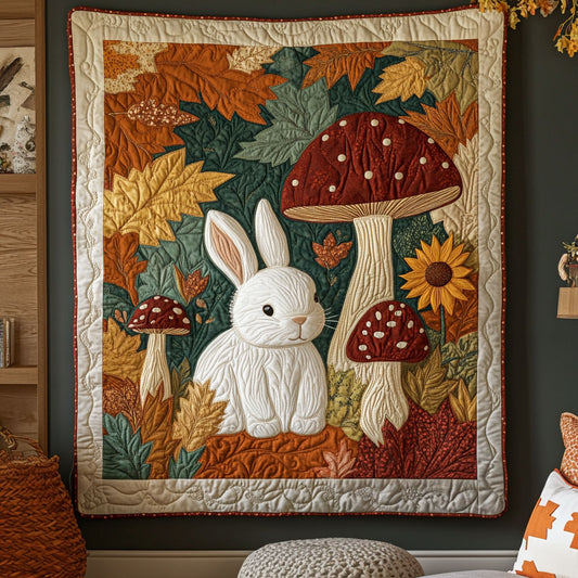 Rabbit Forest Bloom DH2009030CL Quilt
