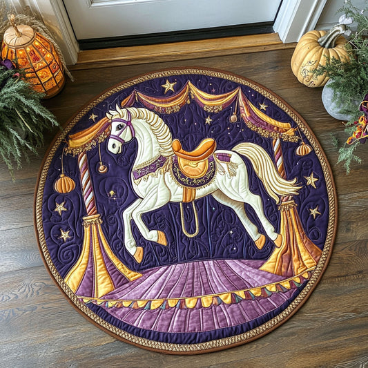Golden Ride CW2407034CL Quilted Round Mat