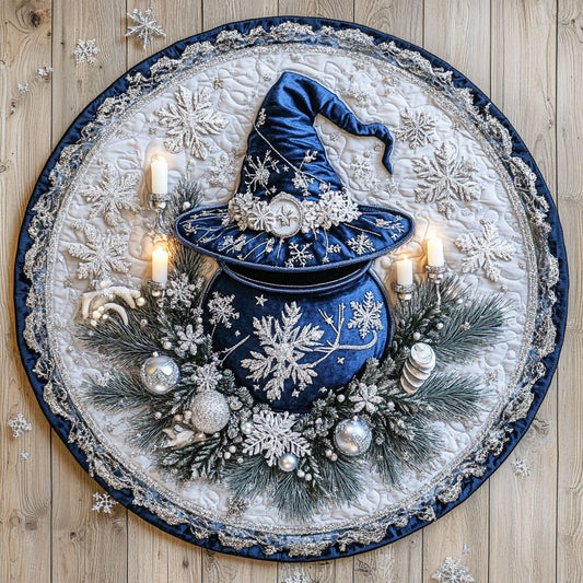 Icy Witch Cauldron WN1408058CL Quilted Round Mat
