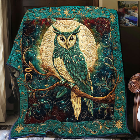 Mystic Midnight Owl WY2101066CL Quilt