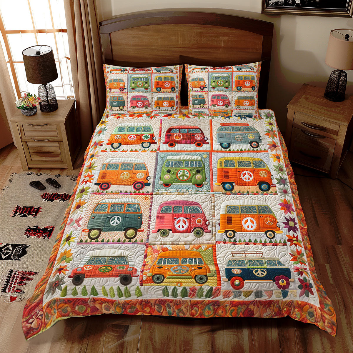 Camper Van WJ2110026CL Duvet Cover Set