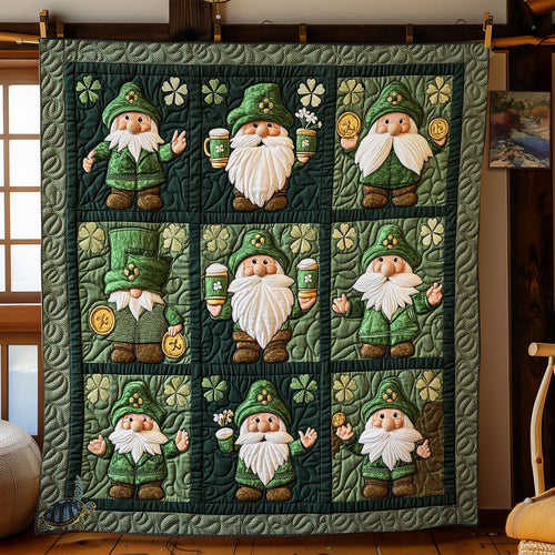 Green Hat Gnome WN1812013CL Quilt