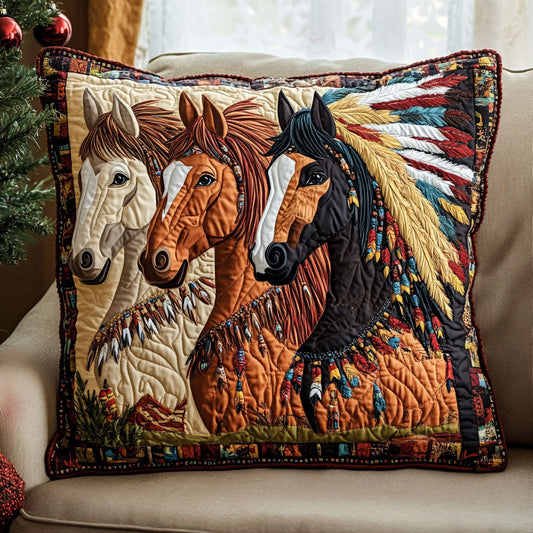 Native Horse Spirit CW0701097CL Quilt Pillow Case