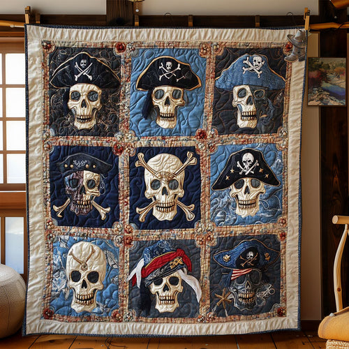 High Seas Skulls WN1212041CL Quilt