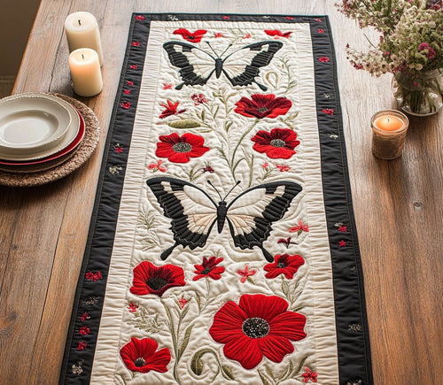 Twilight Blossom CW0206046CL Quilted Table Runner