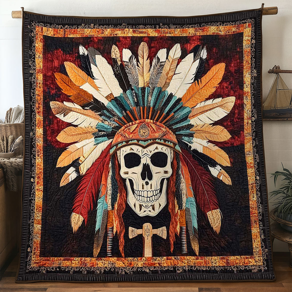 Skull Spirit WN1104037CL Quilt