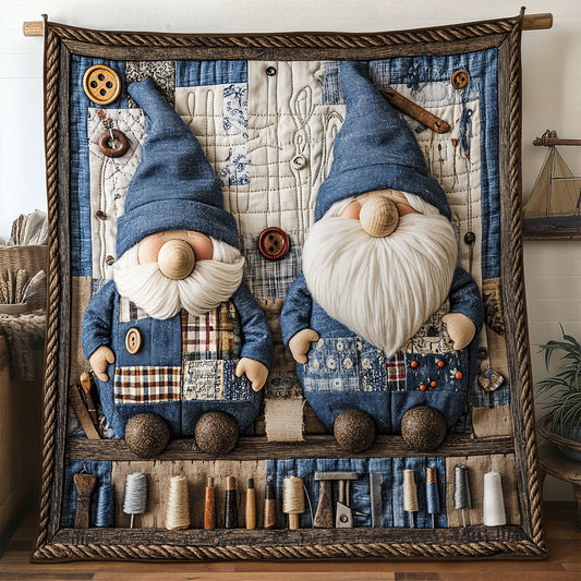 Cottage Gnomework WN1406011CL Quilt