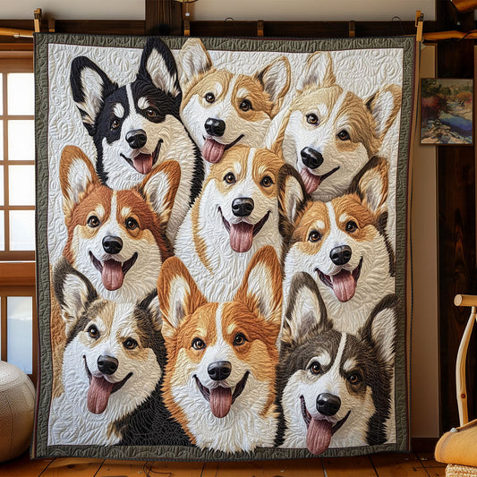 Corgi Parade CP1411005CL Quilt