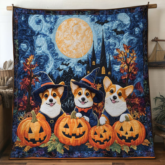 Corgi Lantern Lullaby WN3107015CL Quilt