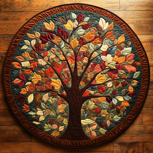 Dream Tree WN0808026CL Quilted Round Mat