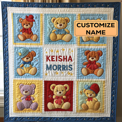 Cuddle Crew CP1807055CL Personalized Baby Quilt
