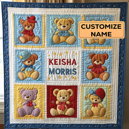 Cuddle Crew CP1807055CL Personalized Baby Quilt