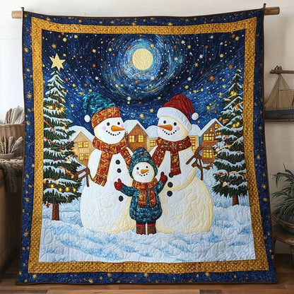 Sparkling Joy Snowman WN0511089CL Quilt