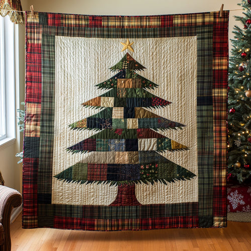 Tartan Tree Christmas LT1311010CL Quilt