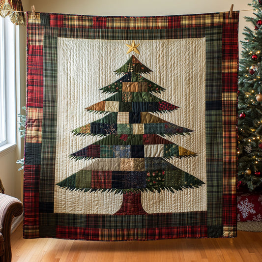 Tartan Tree Christmas LT1311010CL Quilt