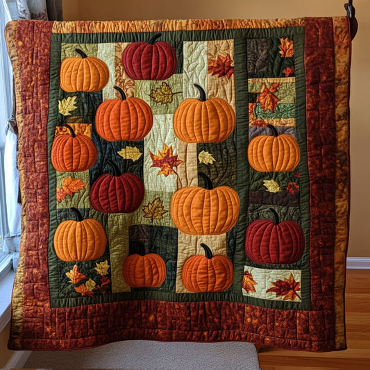 Checkerboard Pumpkin WY1508063CL Quilt