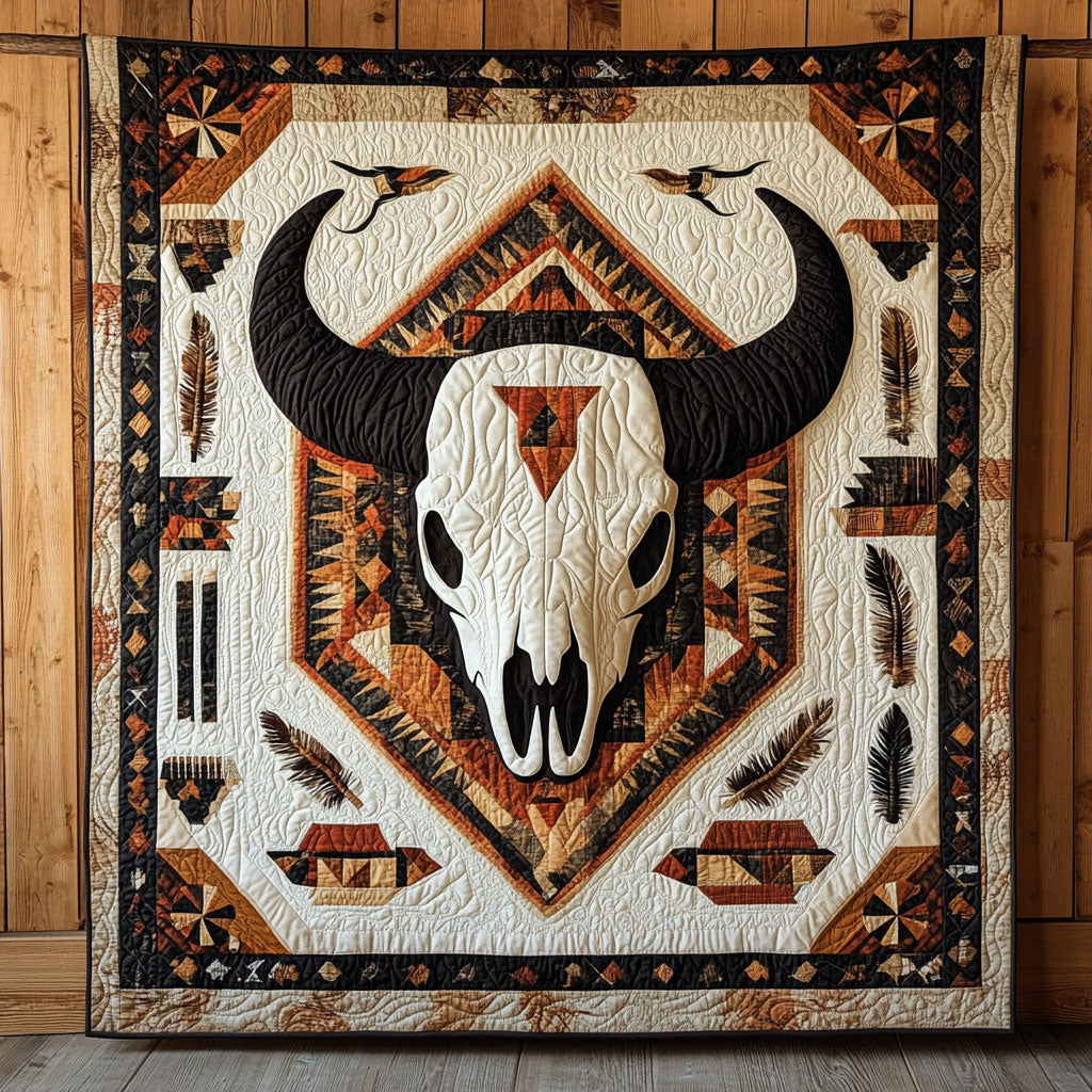 Tribal Skull CW0506046CL Quilt