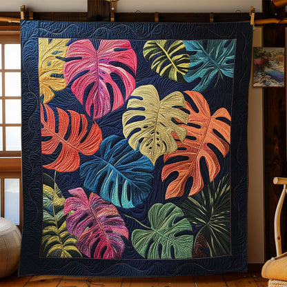 Bold Monstera WN0307060CL Quilt