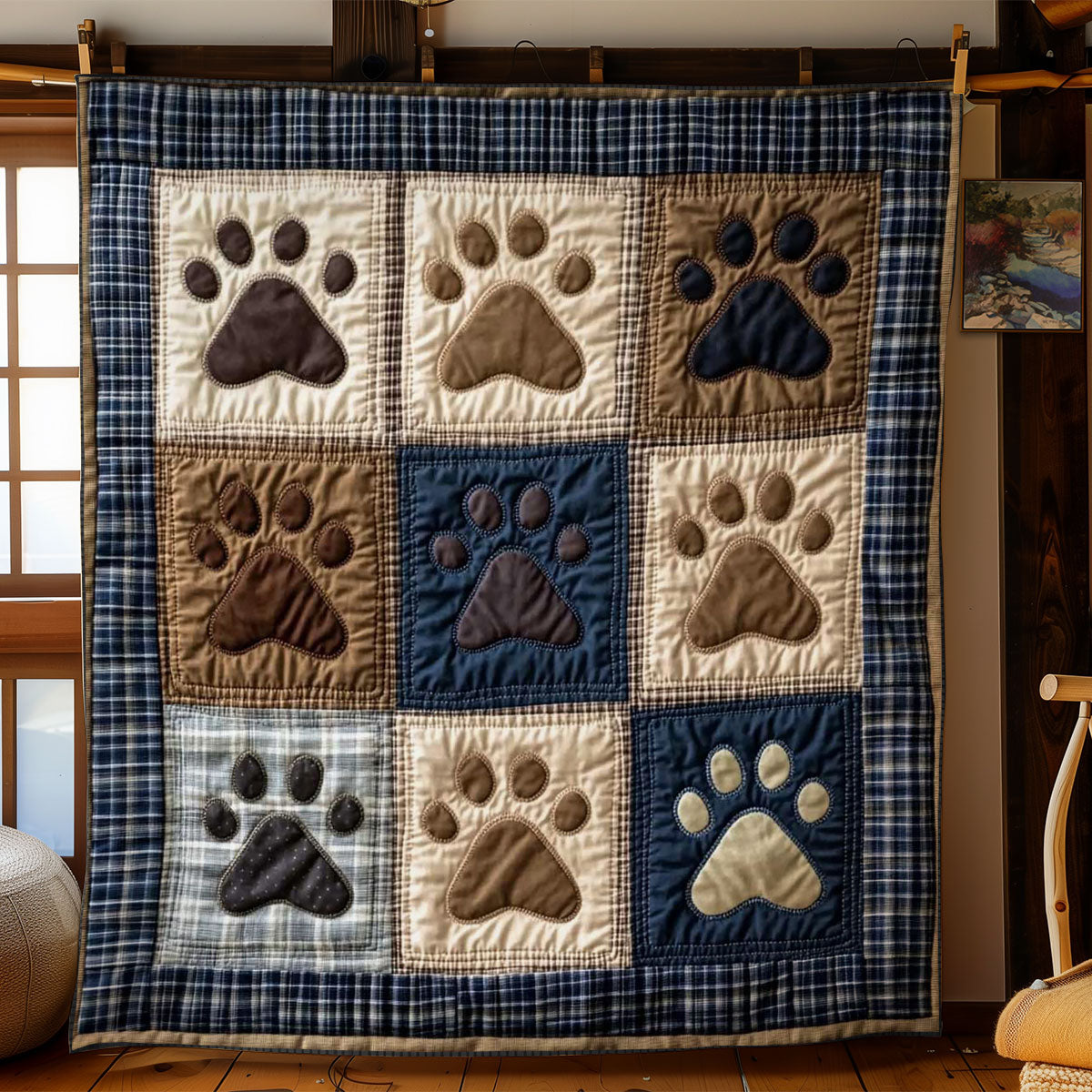Homestead Paw WN1504037CL Quilt
