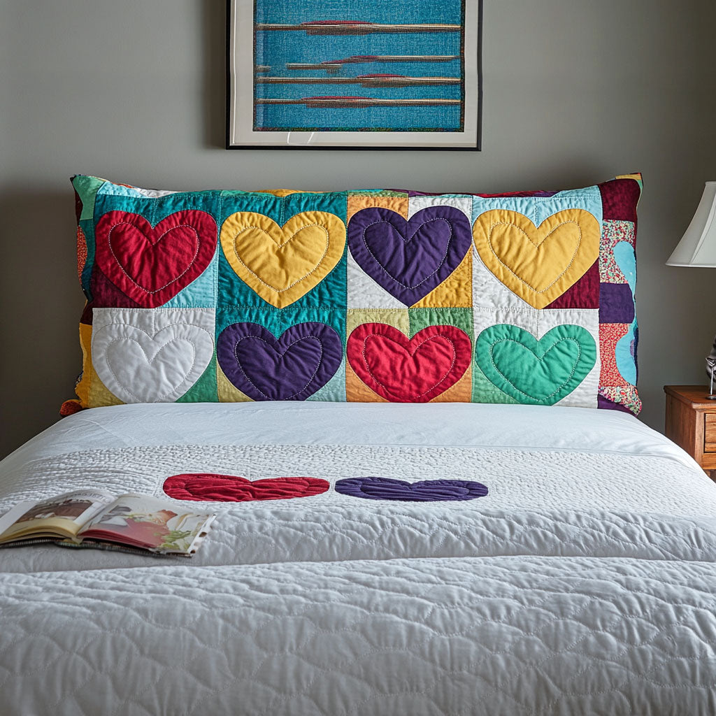 Cozy Heart WN3012010CL Quilted Headboard Slipcover