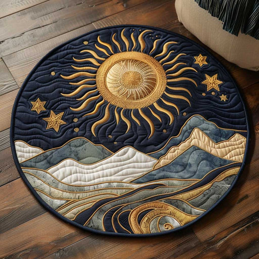 Magical Sky CQ1904011CL Quilted Round Mat