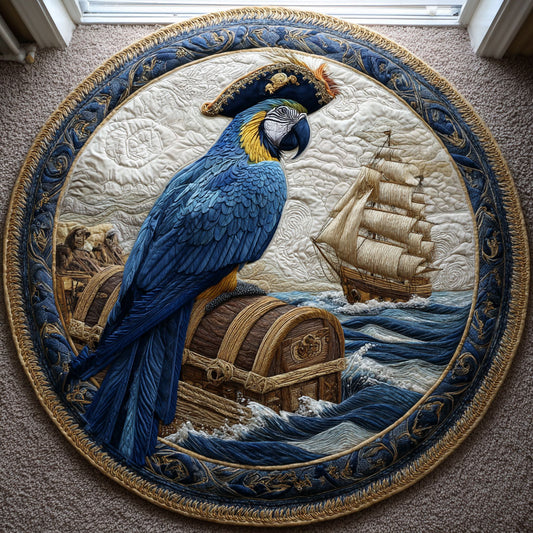 Explorer Parrot CW2609043CL Quilted Round Mat