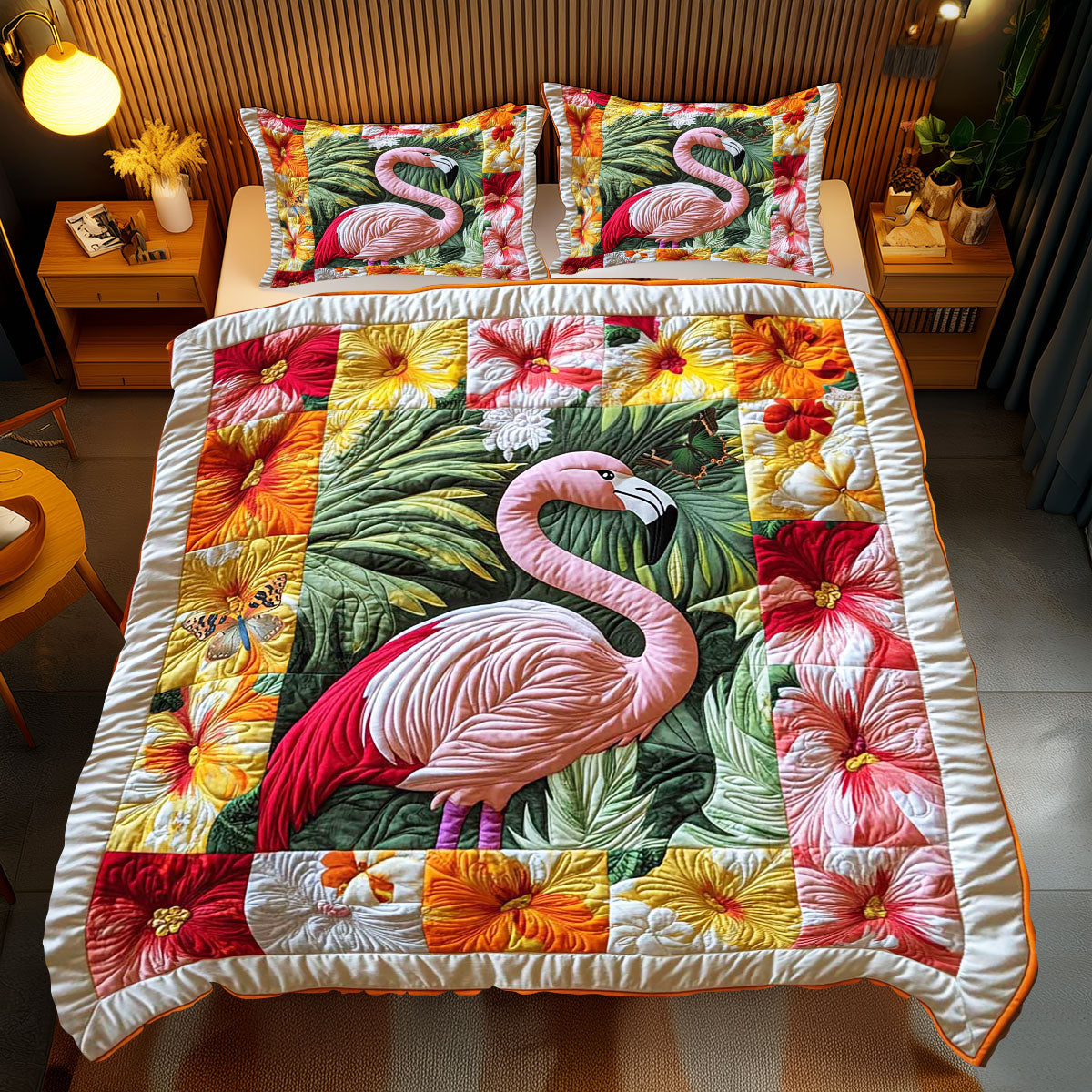 Flamingo Tropical WP2412045CL Duvet Cover Set