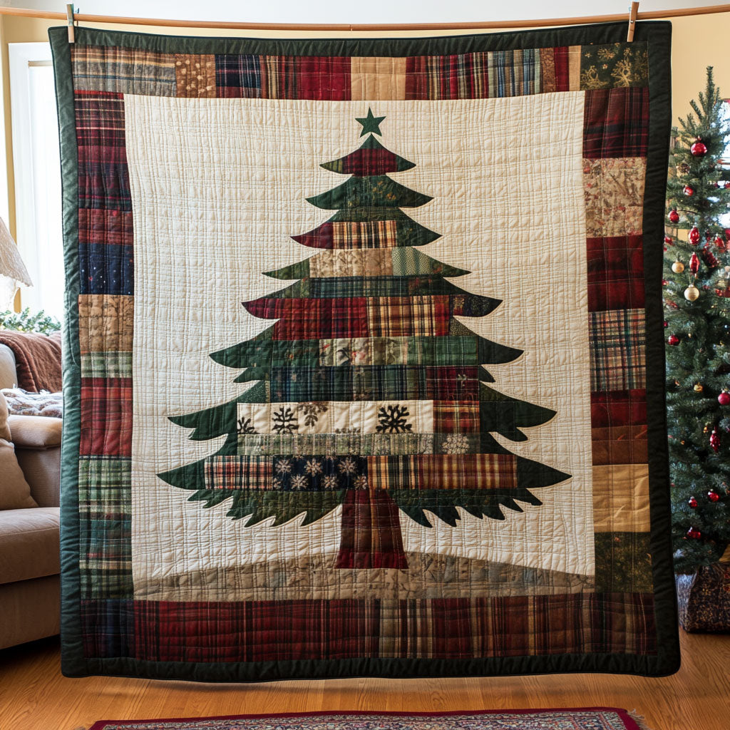 Traditional Plaid Christmas LT1311011CL Quilt