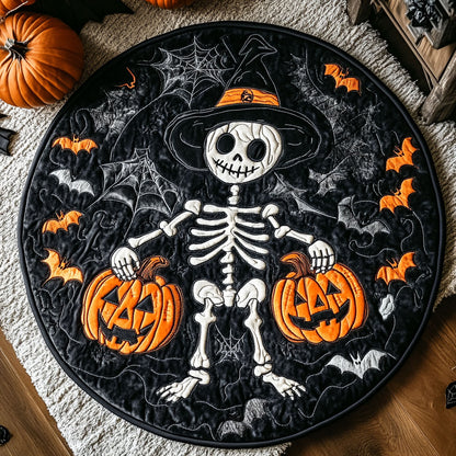 Boo Bones WY2507072CL Quilted Round Mat
