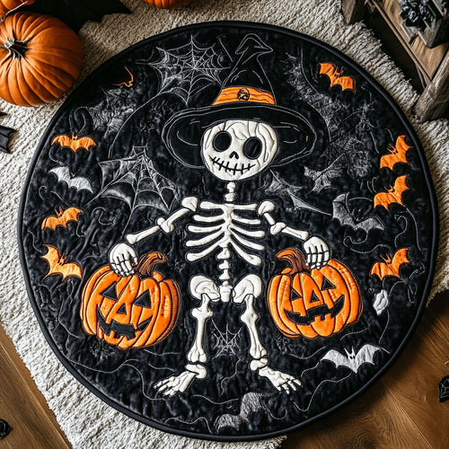 Boo Bones WY2507072CL Quilted Round Mat