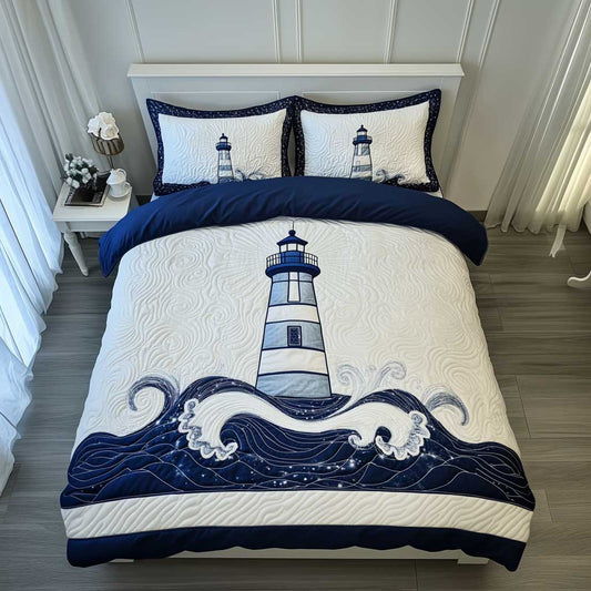 Waves And Lighthouse WN2703031CL Duvet Cover Set