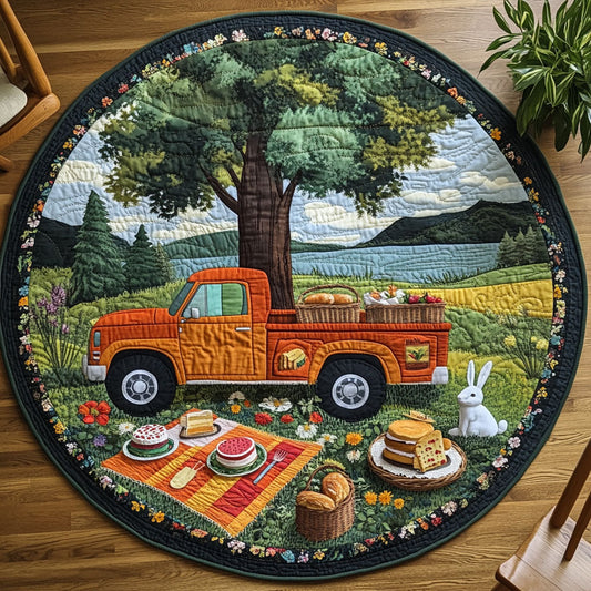 Camping WJ1404046CL Quilted Round Mat