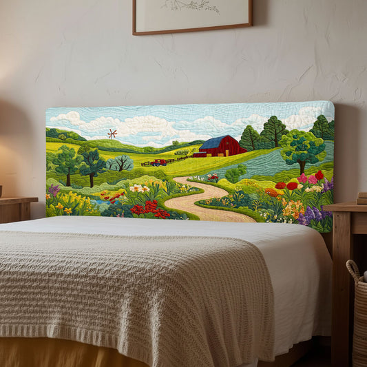 Pastoral View CP1512023CL Quilted Headboard Slipcover
