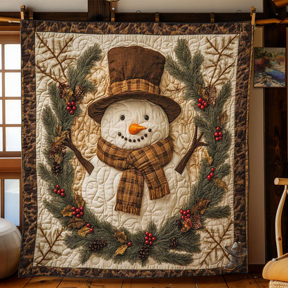 Vintage Snowman WN1211042CL Quilt