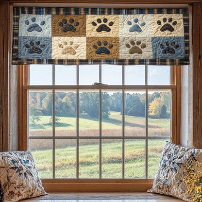 Dog Paw WX1405015CL Quilted Valance