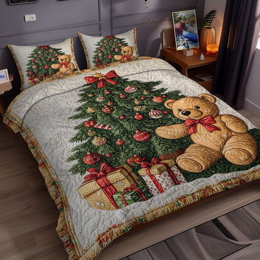 Teddy Christmas WX2211092CL Duvet Cover Set