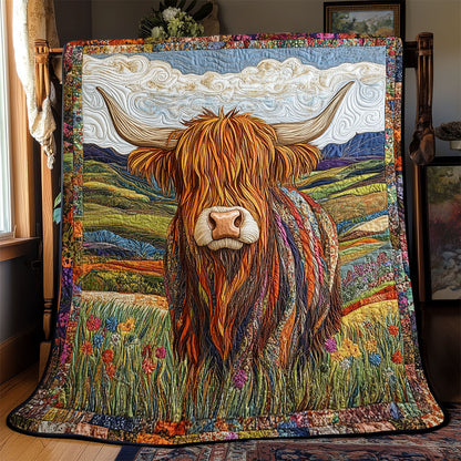 Highland Cow WX2401025CL Quilt