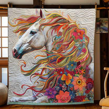 Flower Horse WJ0712016CL Quilt