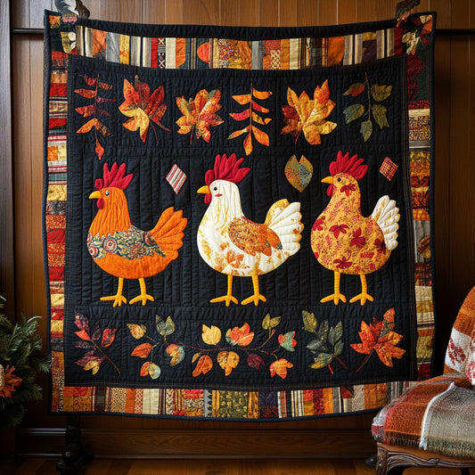 Harvest Hens WY0108065CL Quilt