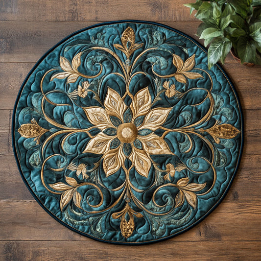 Royal Flower CW0805017CL Quilted Round Mat