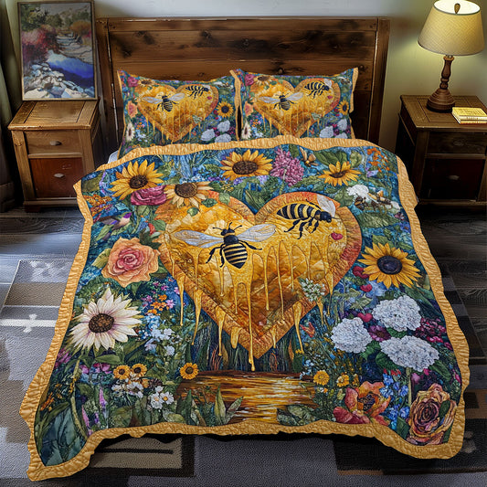 Heart Beehive WY2712101CL Duvet Cover Set