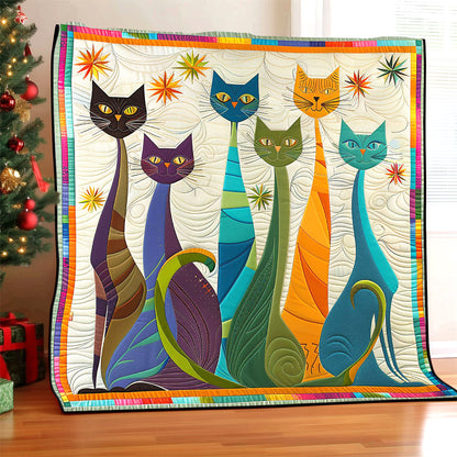 Whimsical Cat CW1011026CL Quilt