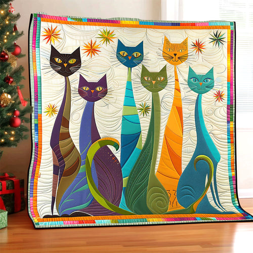 Whimsical Cat CW1011026CL Quilt