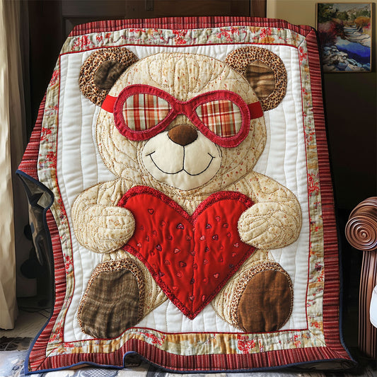 Valentine Teddy Bear WX2712051CL Quilt