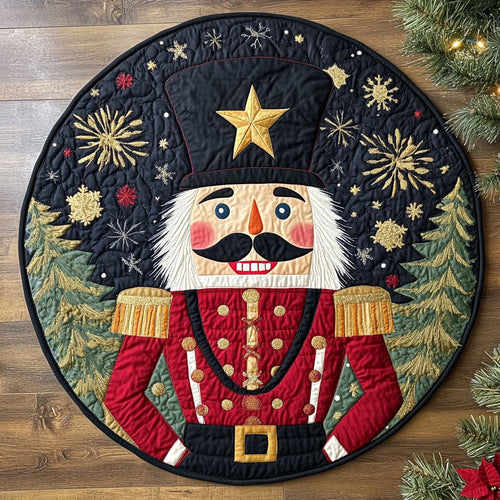 Nutcracker Dream CW2208005CL Quilted Round Mat